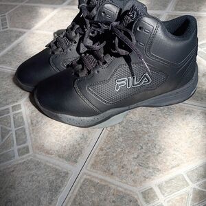 Fila Youth Black Athletic Shoes